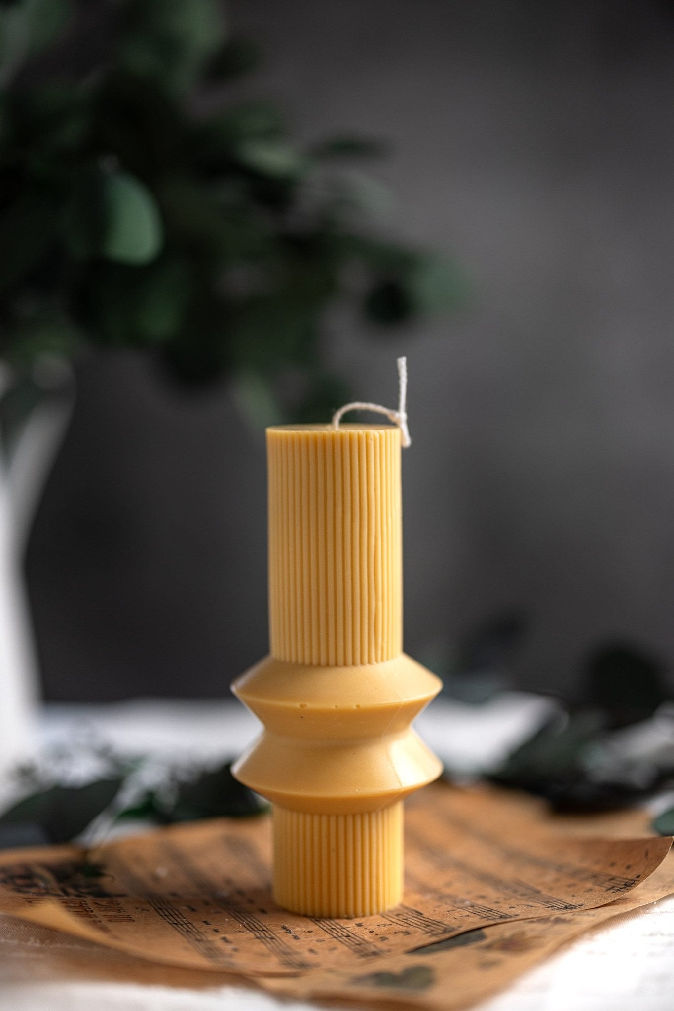 Unique Pillar Candle/ Handmade Soy wax /For Her /Wedding Favor Candle/Pillar Aesthetic Candle