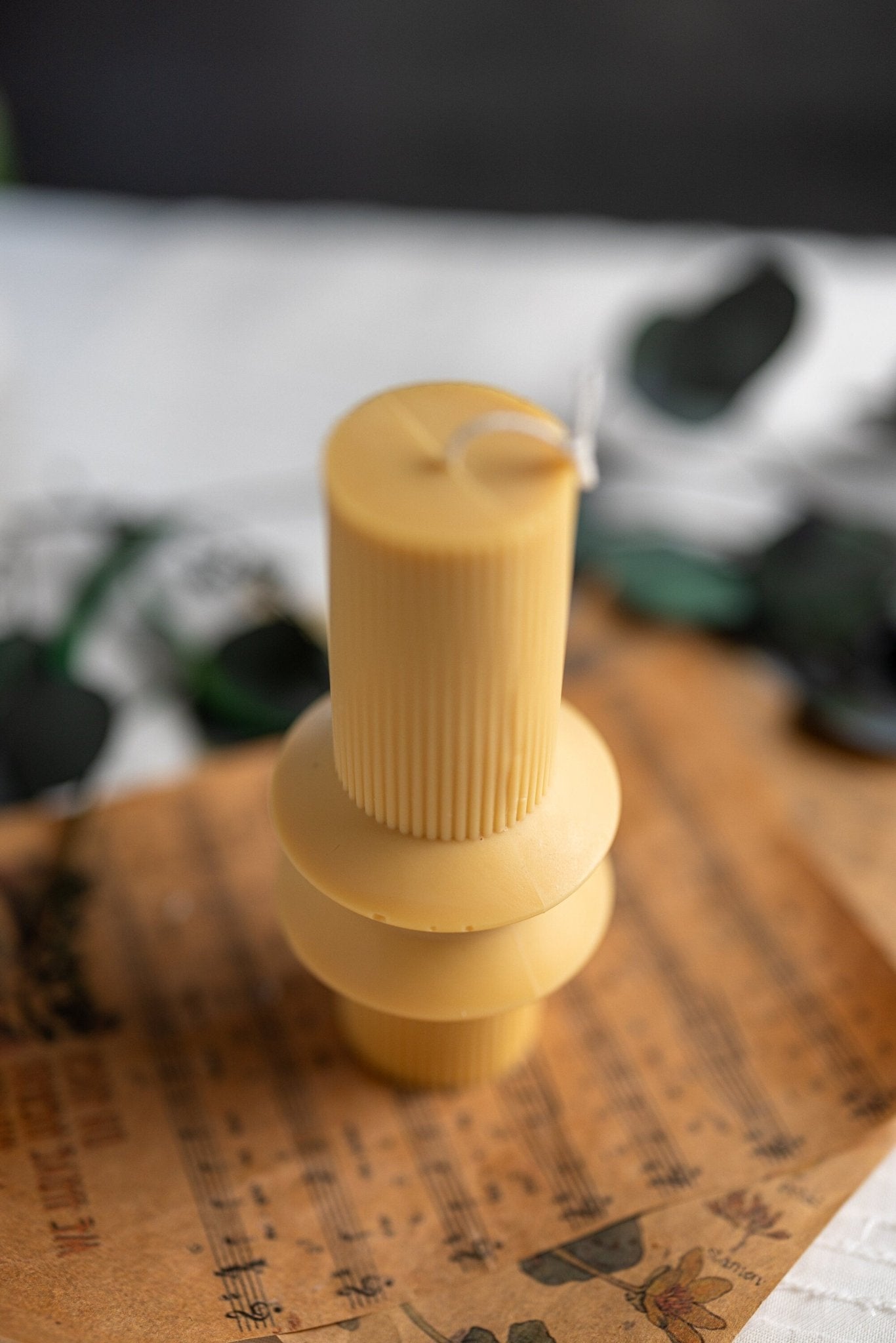 Unique Pillar Candle/ Handmade Soy wax /For Her /Wedding Favor Candle/Pillar Aesthetic Candle