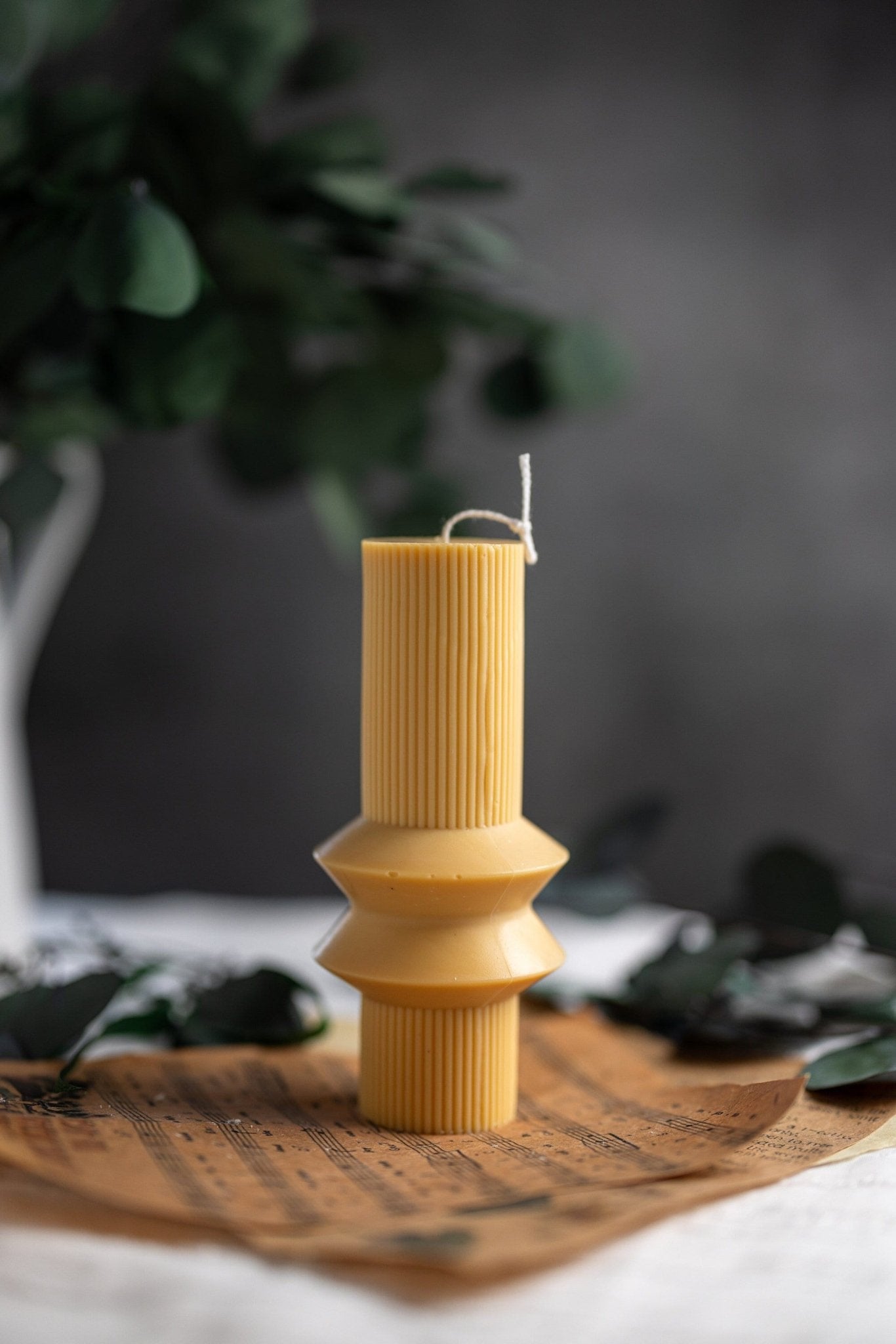 Unique Pillar Candle/ Handmade Soy wax /For Her /Wedding Favor Candle/Pillar Aesthetic Candle