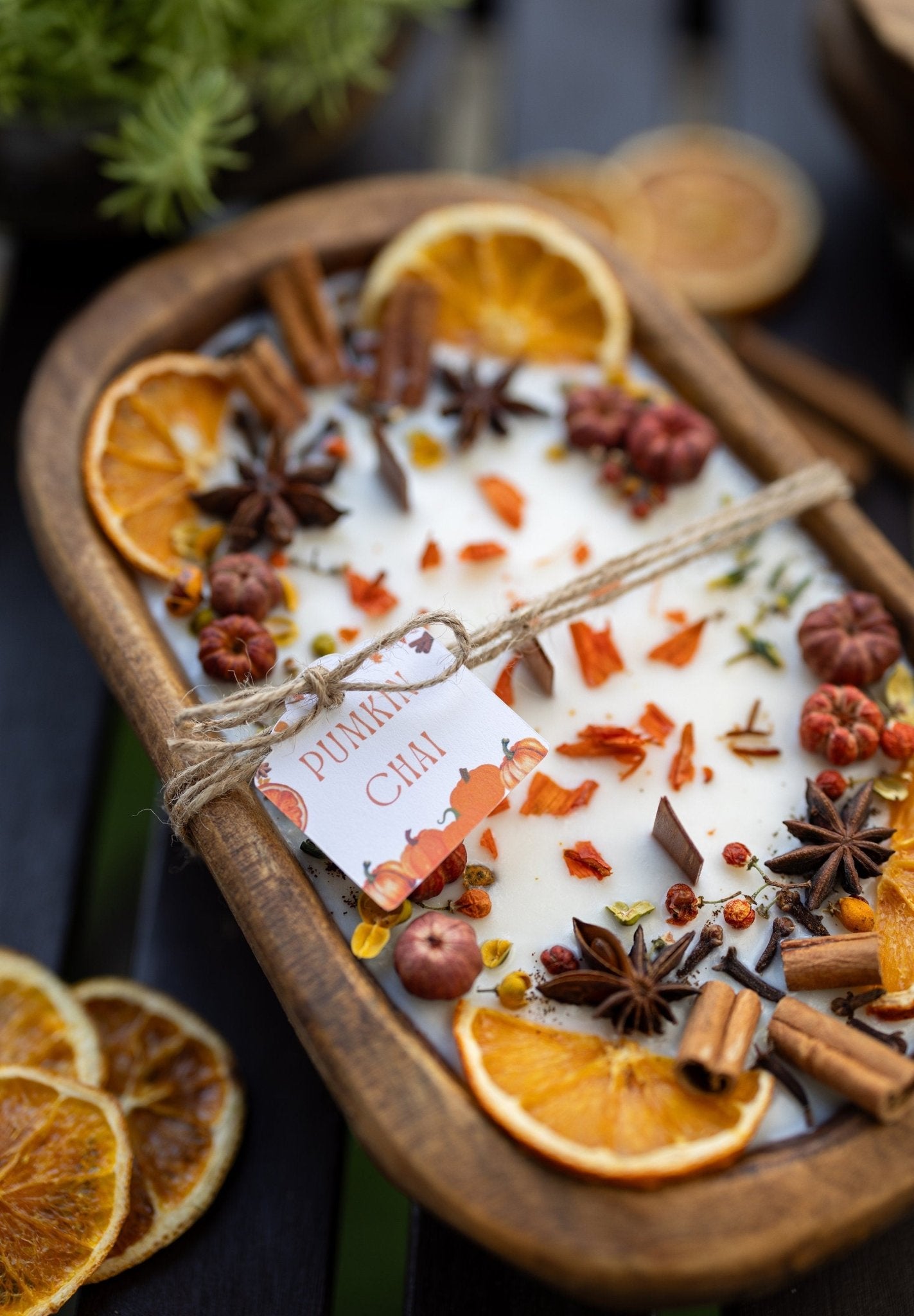 Large Wooden Fall Candle/Autumn Season/Pumpkin Orange Decoration/Pumpkin Pie/Fall Home Decor