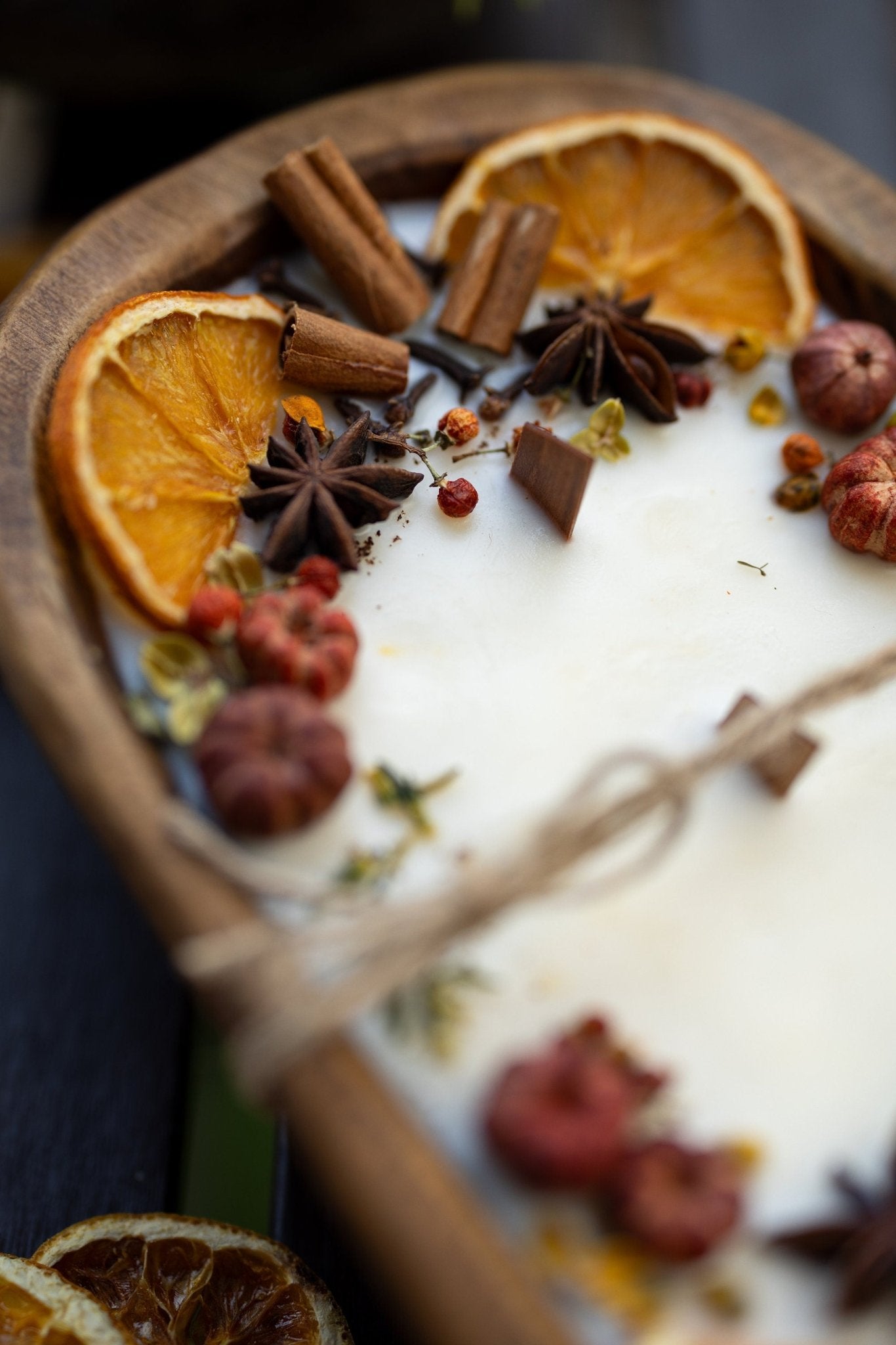 Pumpkin Pie Dough bowl Wooden Wick Candle/3 Wick Candle/Fall Season Candle/Farmhouse