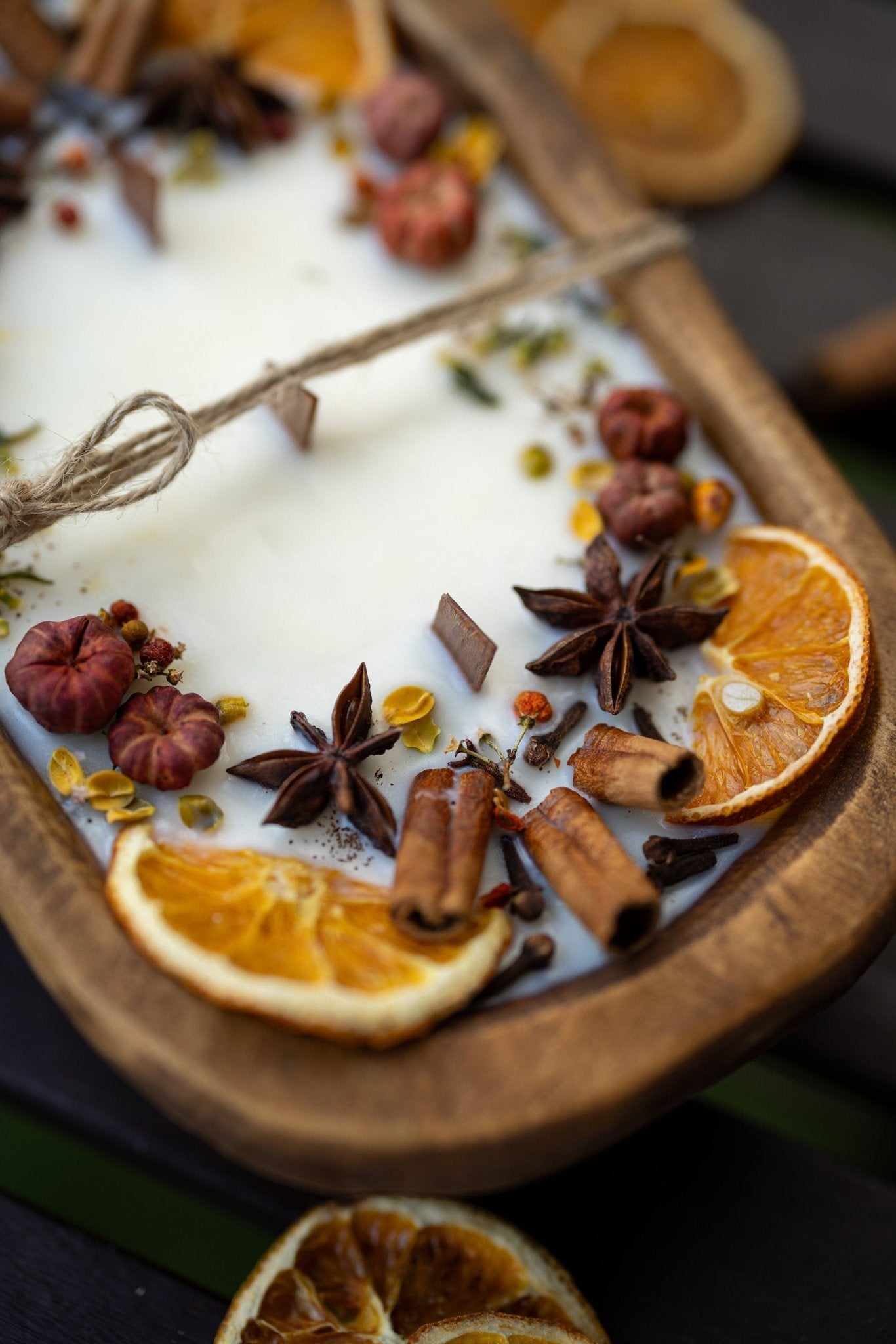 Pumpkin Pie Dough bowl Wooden Wick Candle/3 Wick Candle/Fall Season Candle/Farmhouse