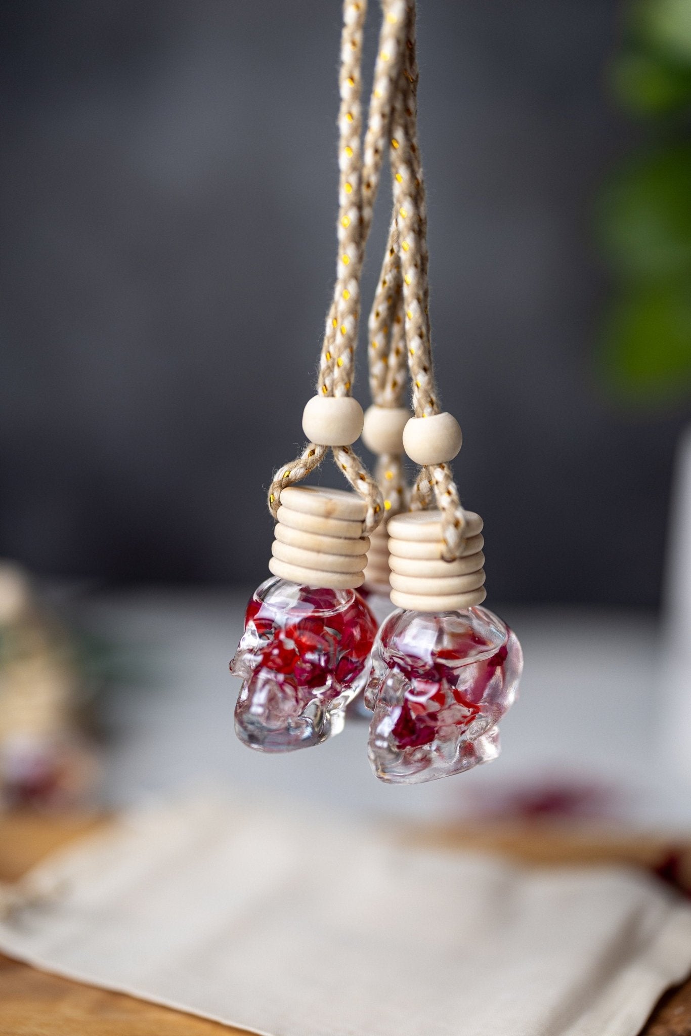 Skull Car Diffuser|Car Freshener Spring Summer,Winter Hanging Air Car Diffuser Oil/Luxury /Accessories for Woman Gifts