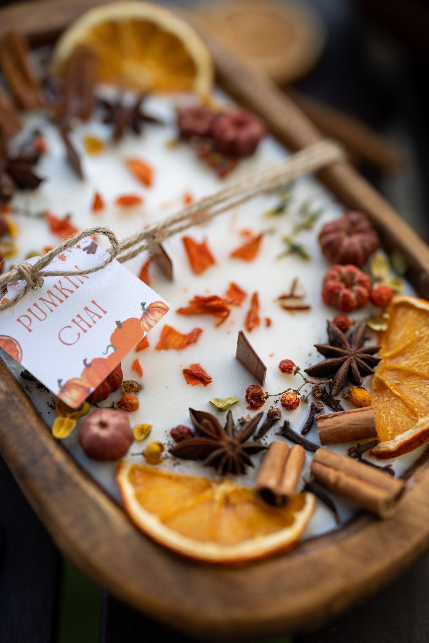 Large Wooden Fall Candle/Autumn Season/Pumpkin Orange Decoration/Pumpkin Pie/Fall Home Decor