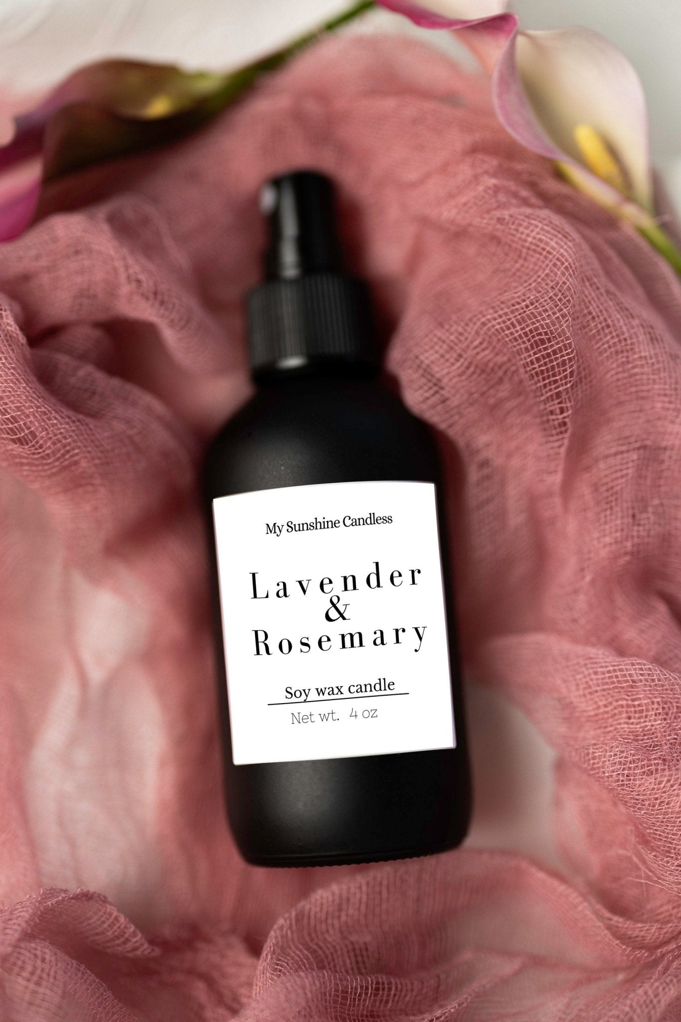 Room and Linen Spray |4 fl oz Air Freshener| Black Matte|Various Scents|Fabric Spray |Bathroom Spray |Car Freshener|Room Freshener