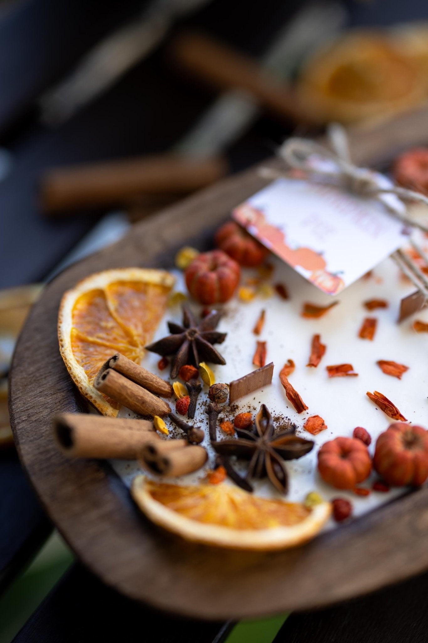 Large Wooden Fall Candle/Autumn Season/Pumpkin Orange Decoration/Pumpkin Pie/Fall Home Decor/Pumpkin Wood Bowl Candle