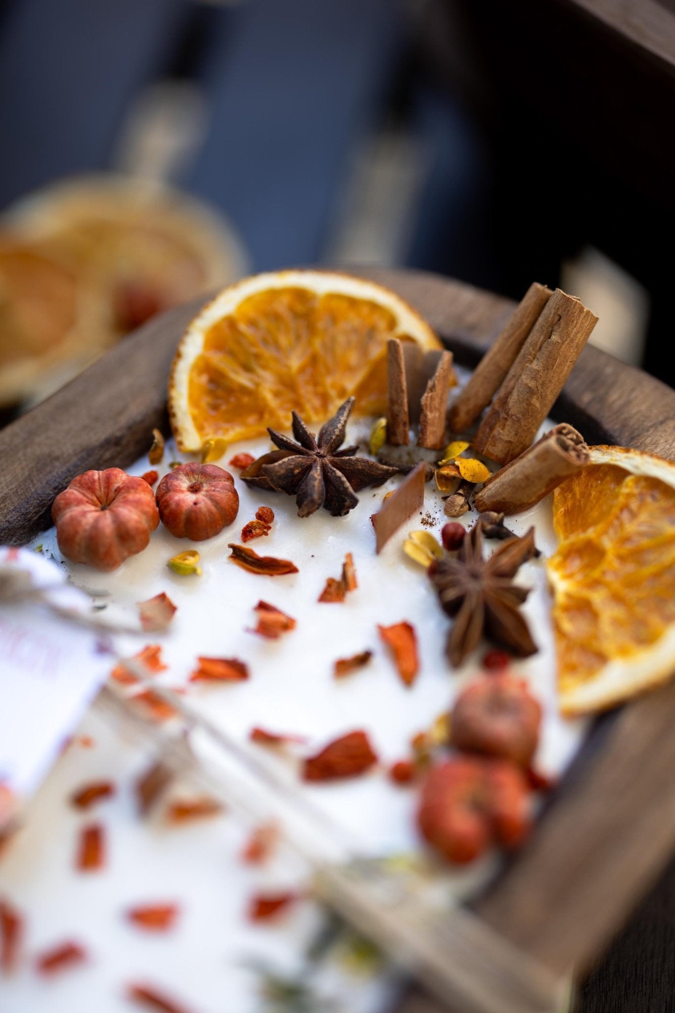 Large Wooden Fall Candle/Autumn Season/Pumpkin Orange Decoration/Pumpkin Pie/Fall Home Decor/Pumpkin Wood Bowl Candle