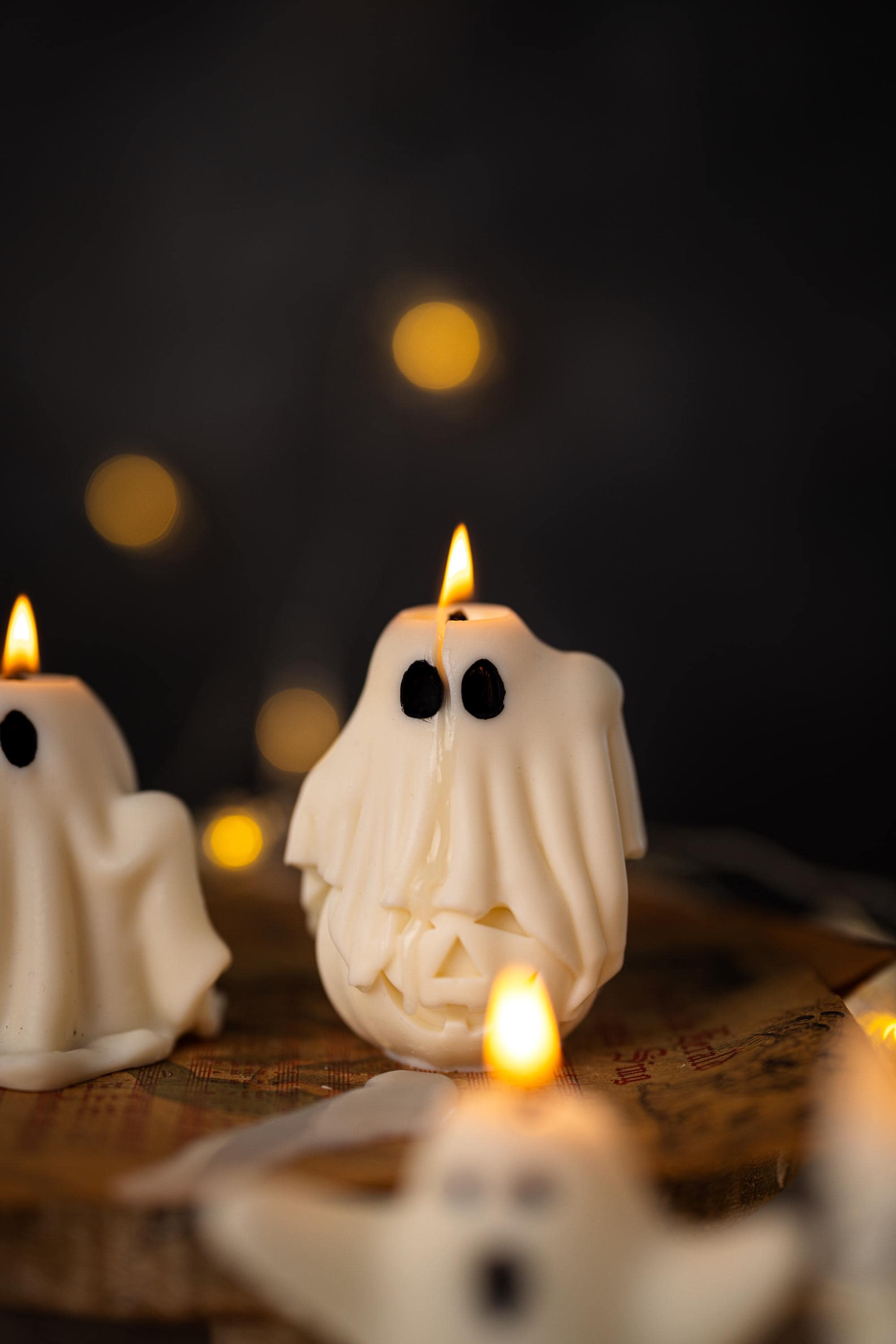 Ghost Candles | Halloween Candles | Ghost Shaped Candles | Halloween Decor Ghosts | Autumn Candles | Soy Wax Candles | Gift Sets