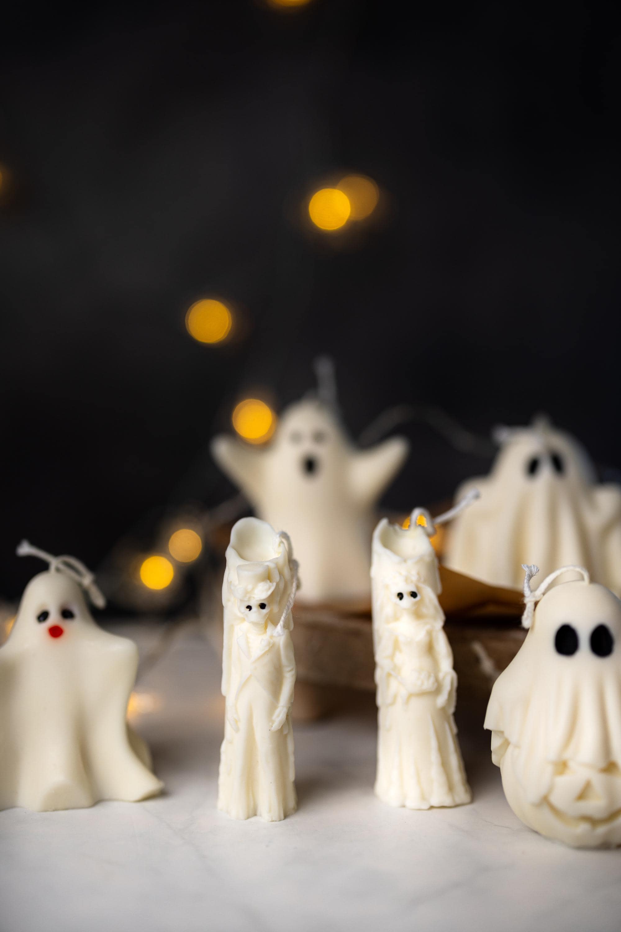 Ghost Candles | Halloween Candles | Ghost Shaped Candles | Halloween Decor Ghosts | Autumn Candles | Soy Wax Candles | Gift Sets