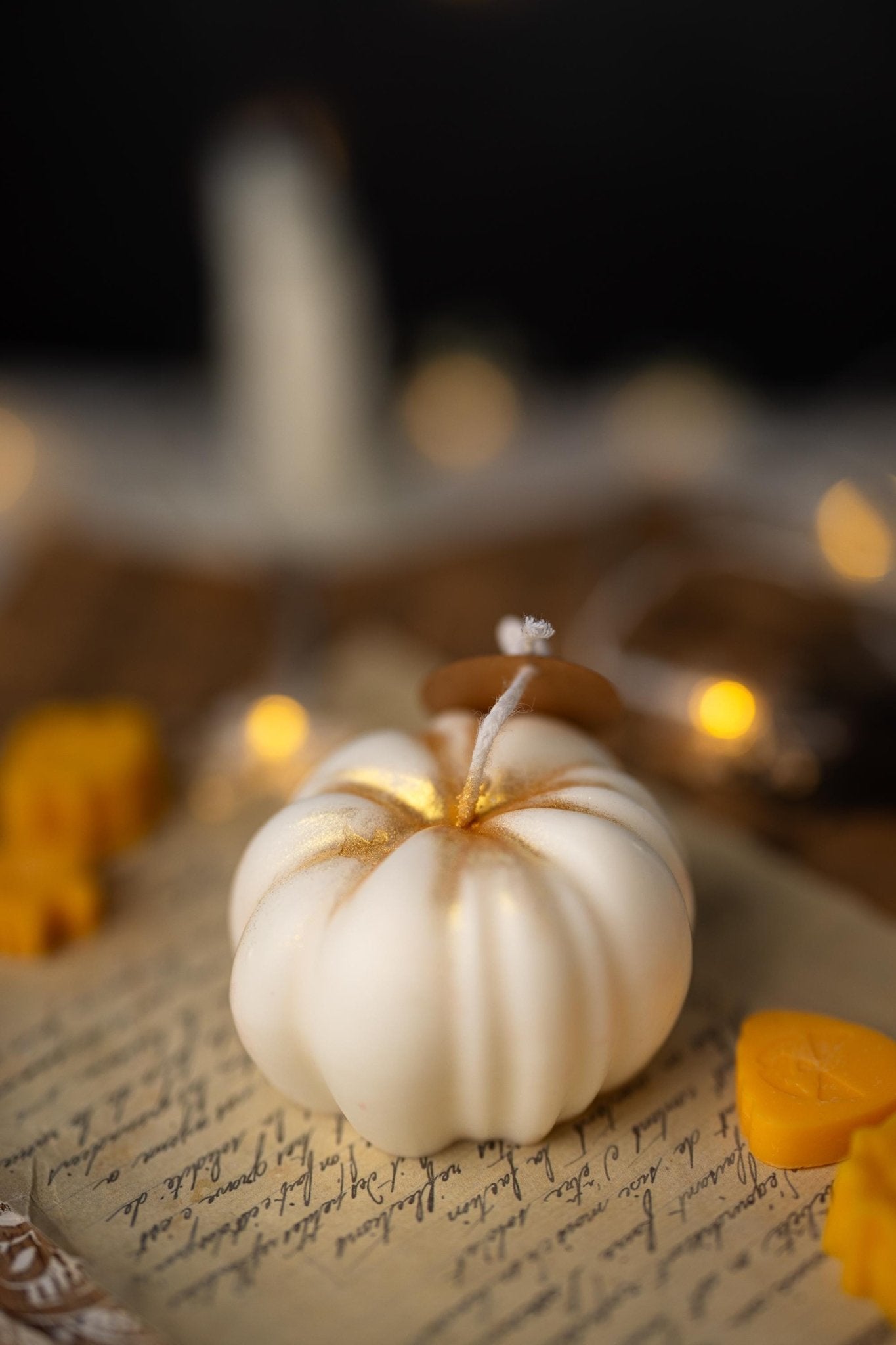 Pumpkin Candle|Pumpkin Shaped Candle |Fall Decor|Pumpkin Scented Candle|Halloween Candles |Table Decor |Autumn Decor