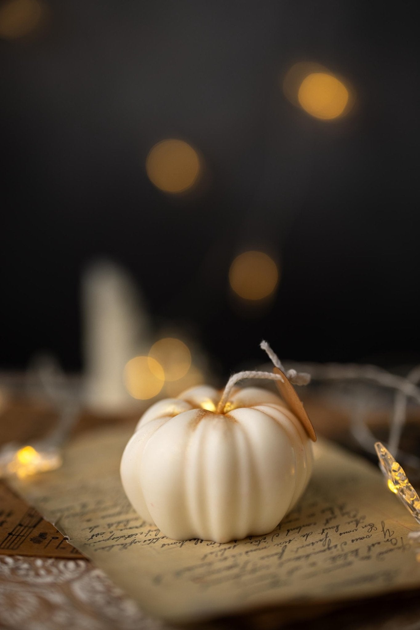 Pumpkin Candle|Pumpkin Shaped Candle |Fall Decor|Pumpkin Scented Candle|Halloween Candles |Table Decor |Autumn Decor