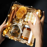 Hot Sale Aromatherapy 100% Soy Wax Candle Gift Set / Reed Diffuser Gift Set/Comes with a Black Box as well